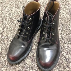 Dr. Martens Emmeline cherry red boots